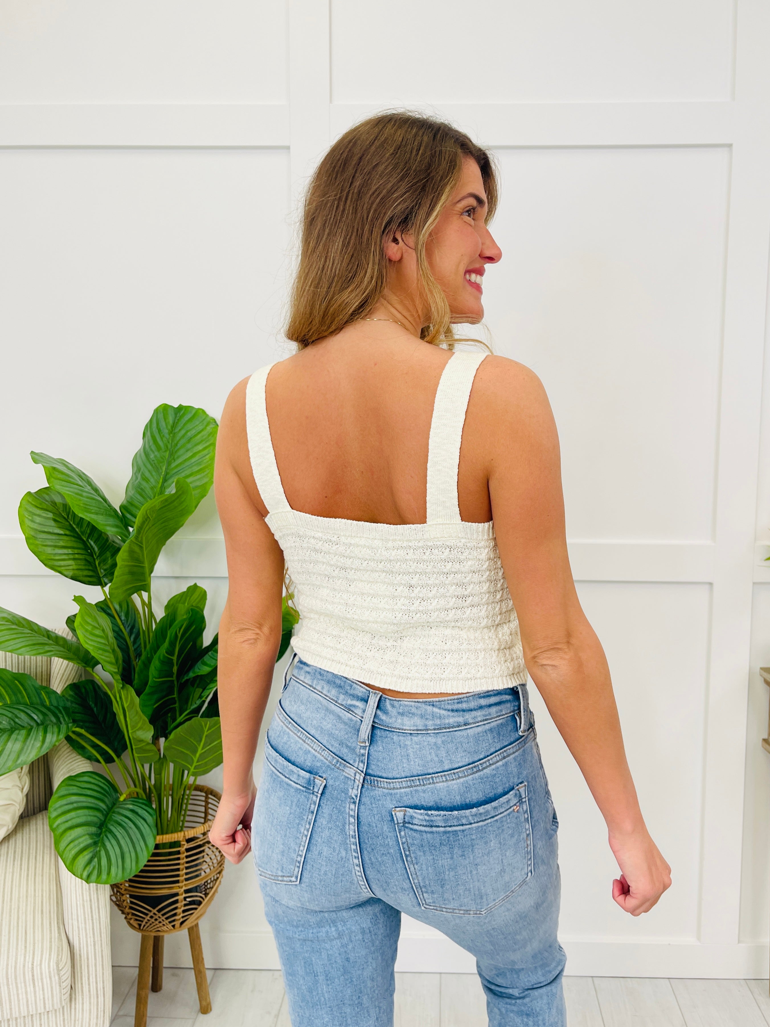 Softly Tied Knit Tank Top