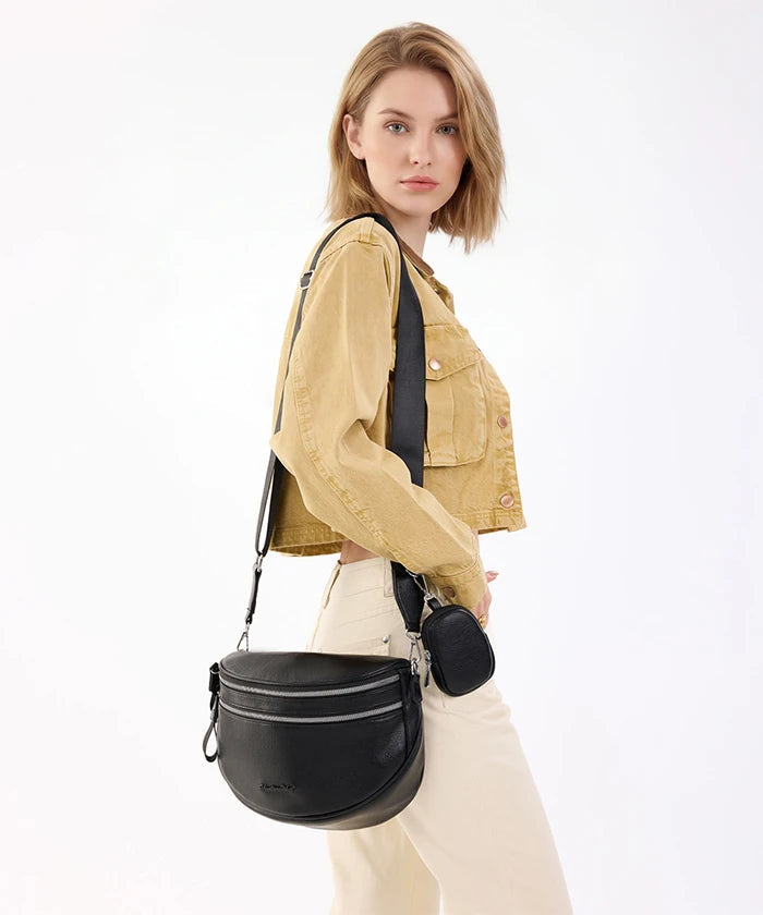Montana West Dual Zipper Bum Bag