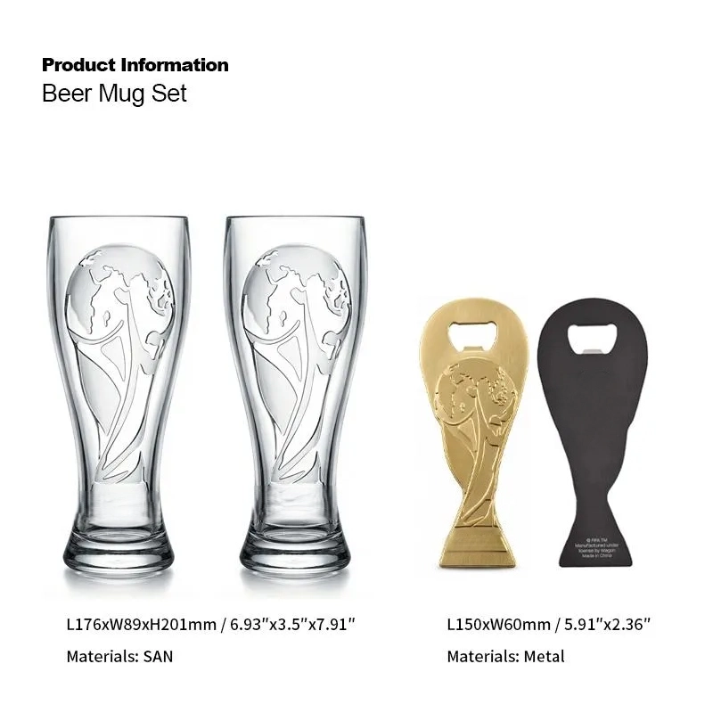 World Cup 2026 Edition - 11oz Pilsner Beer Glass
