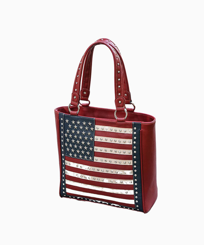 Montana West American Flag Concealed Carry Tote Bag