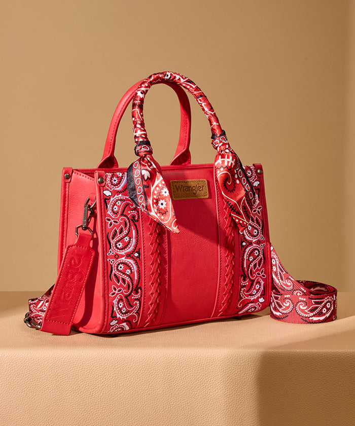 Wrangler Western Desert Paisley Tote Bag