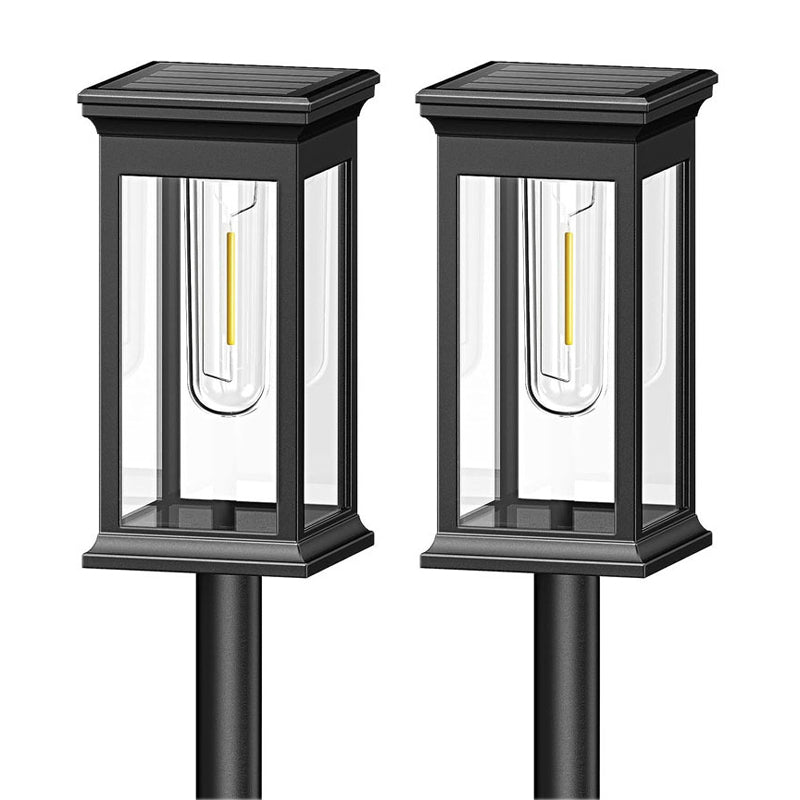 🌙✨ Retro-style solar garden light: Buy 2, get 1 FREE! 🏡💡 Filament design, IP65 waterproof & 14-hour illumination for cozy summer evenings