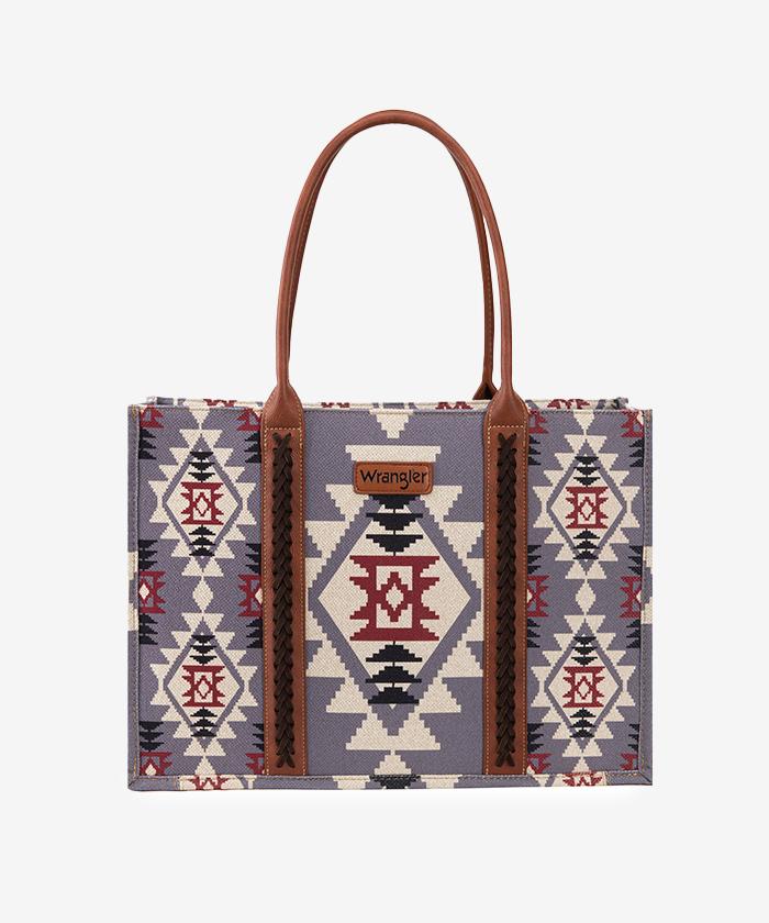 Wrangler Southwestern Crossbody Tote Bag