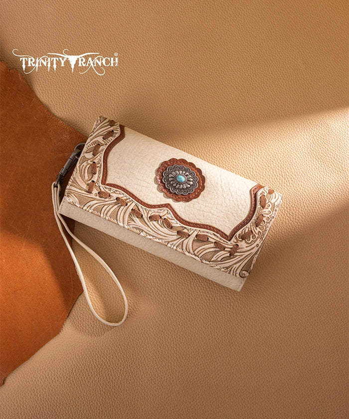 Trinity Ranch Floral Tooled Concealed Carry Tote Bag Collection