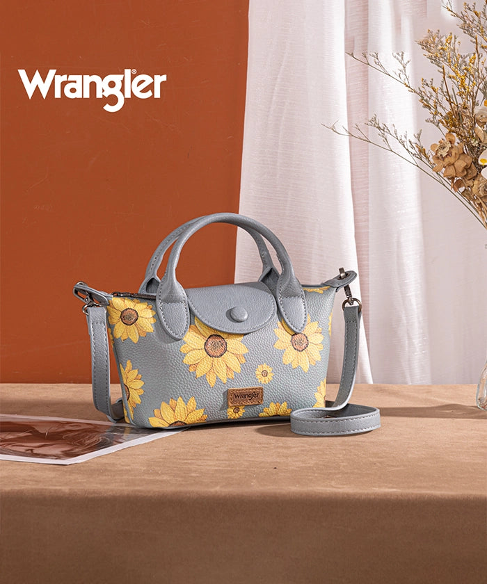 Wrangler Sunflower Print Mini Crossbody Bag