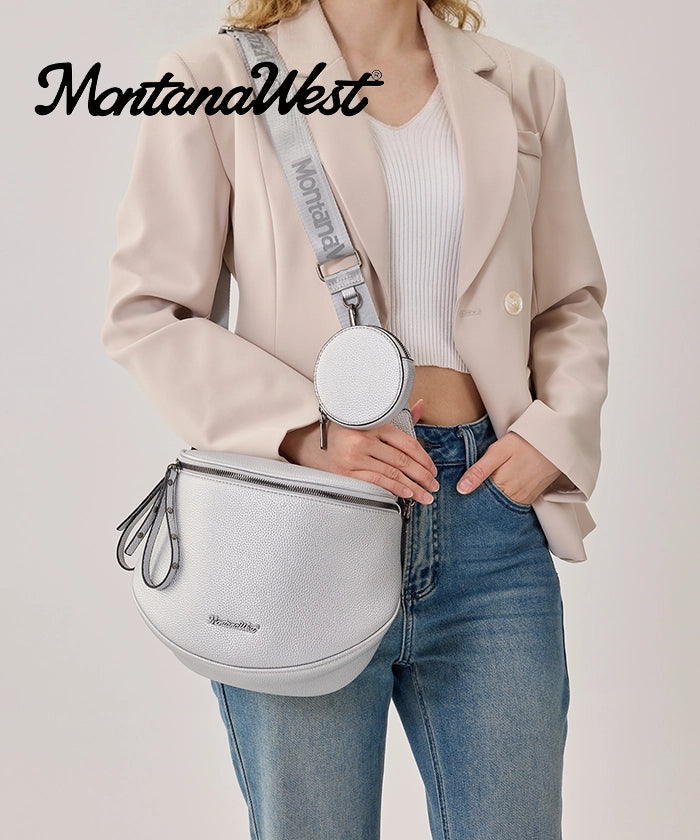 Montana West Bum Bag with Zipper –  Stylish Fanny Pack