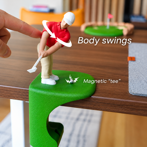 ⛳  Desktop Golf – Introducing the "Real Golfer" Putting Game!