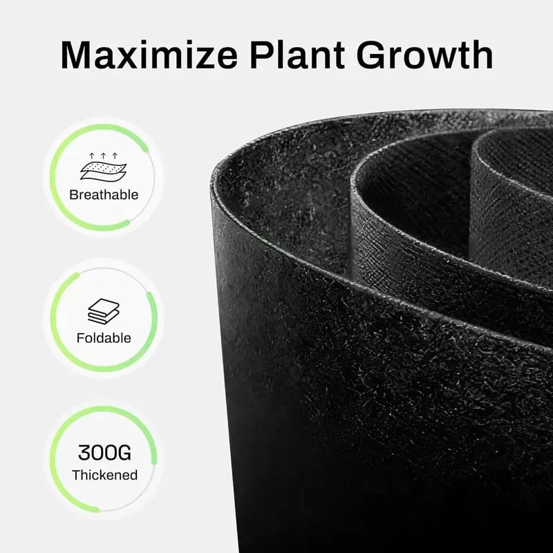 🌱5 Gallon Grow Bags - Heavy Duty Aeration Fabric Pots with Handles