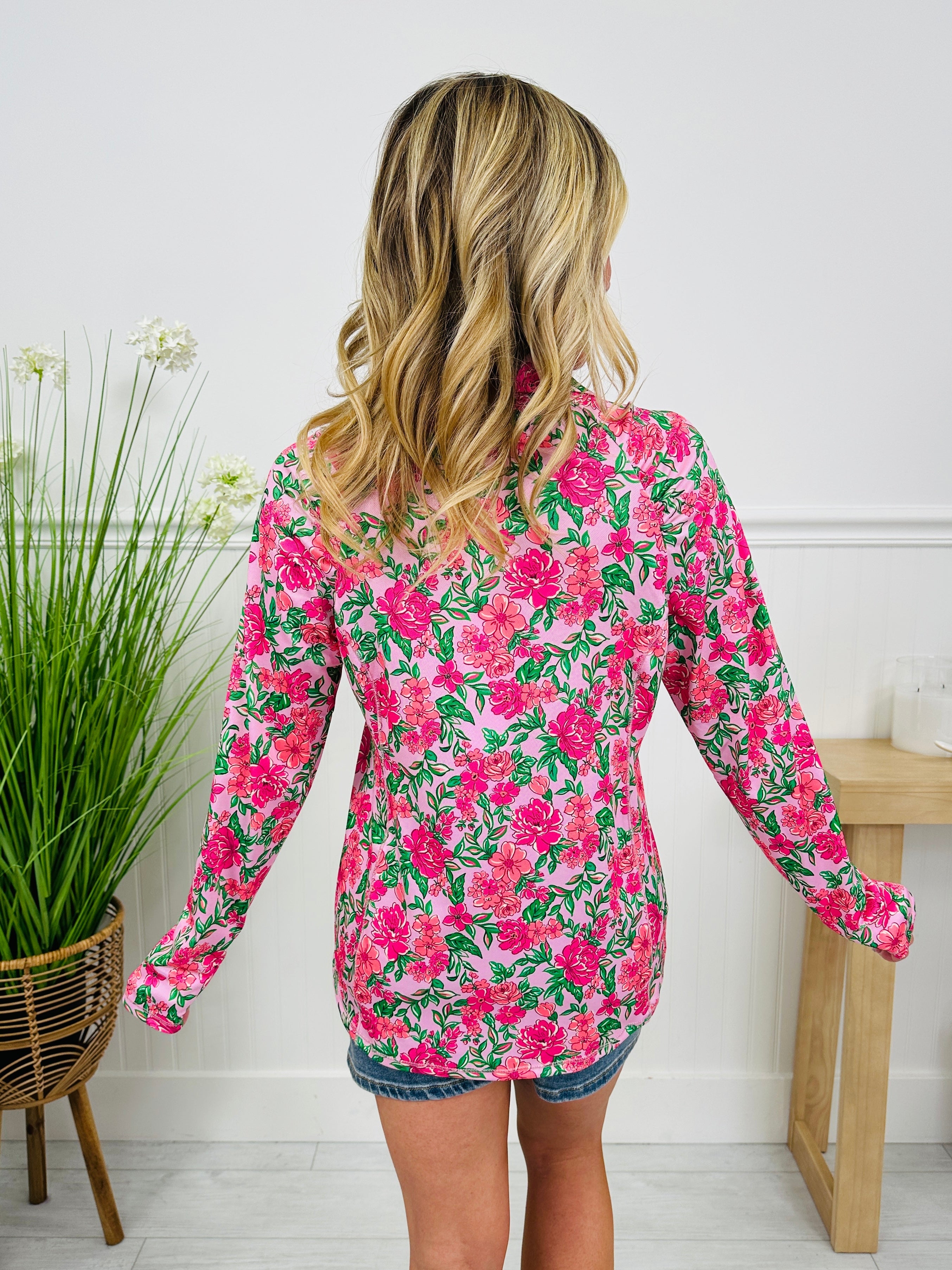 Where Spring Begins Top in Maui Print