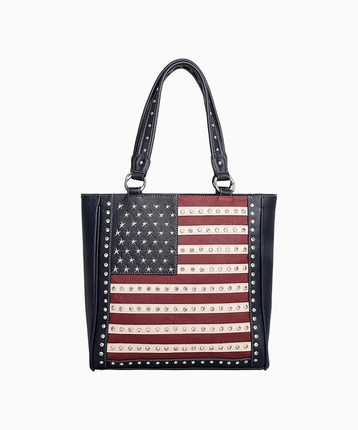 Montana West American Flag Concealed Carry Tote Bag