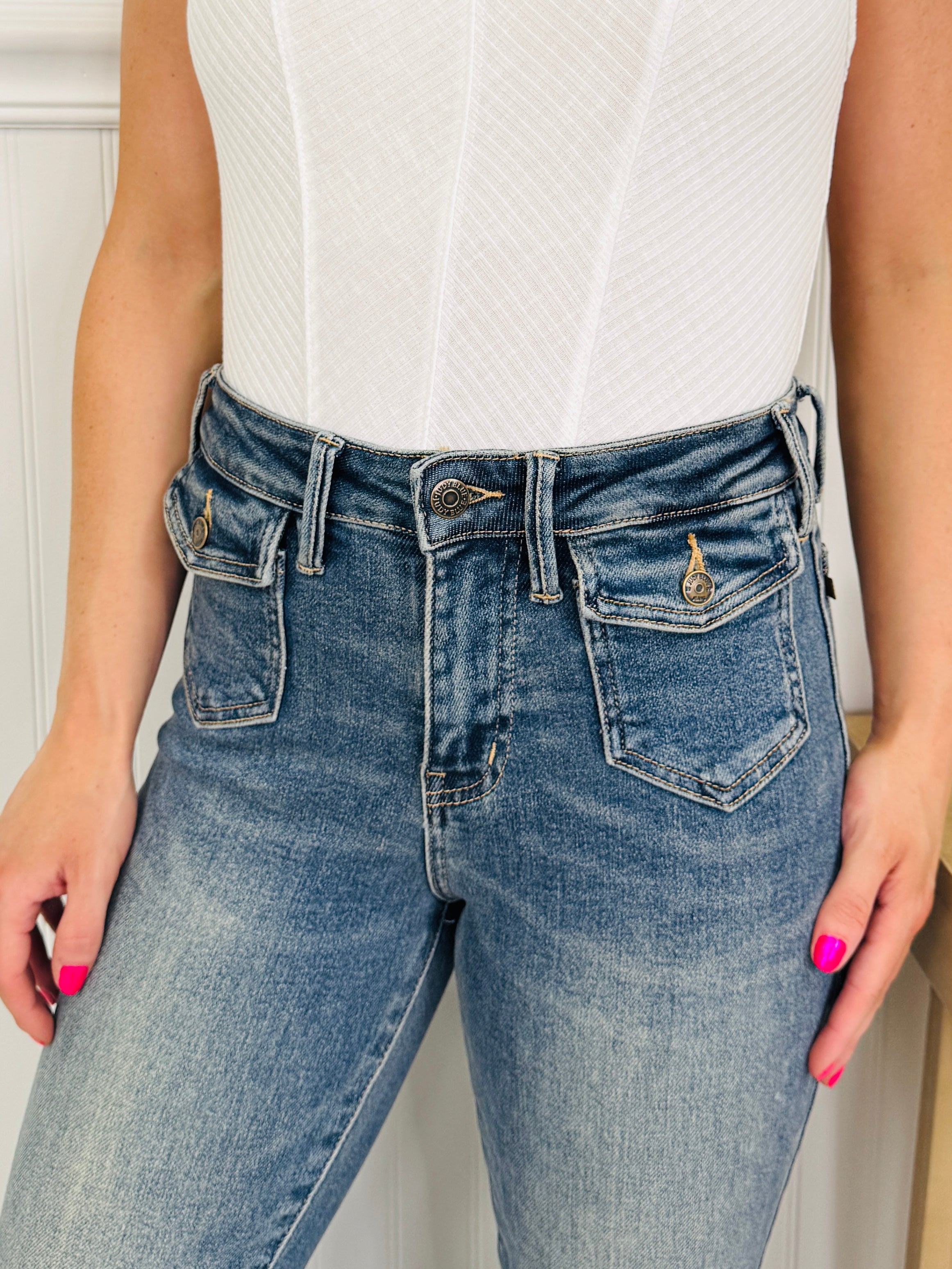 Judy Blue Flare Factor Jeans