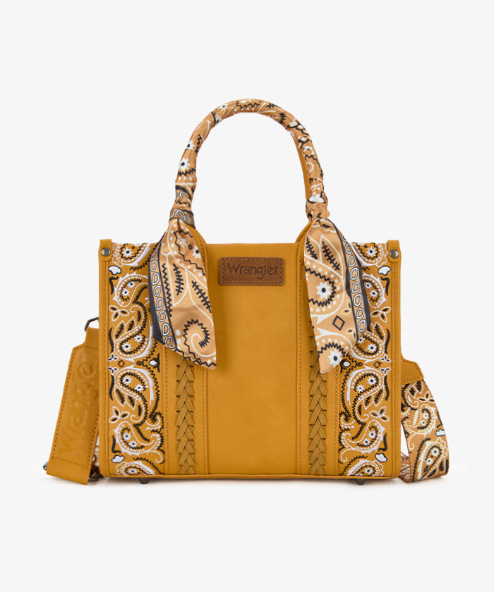 Wrangler Western Desert Paisley Tote Bag
