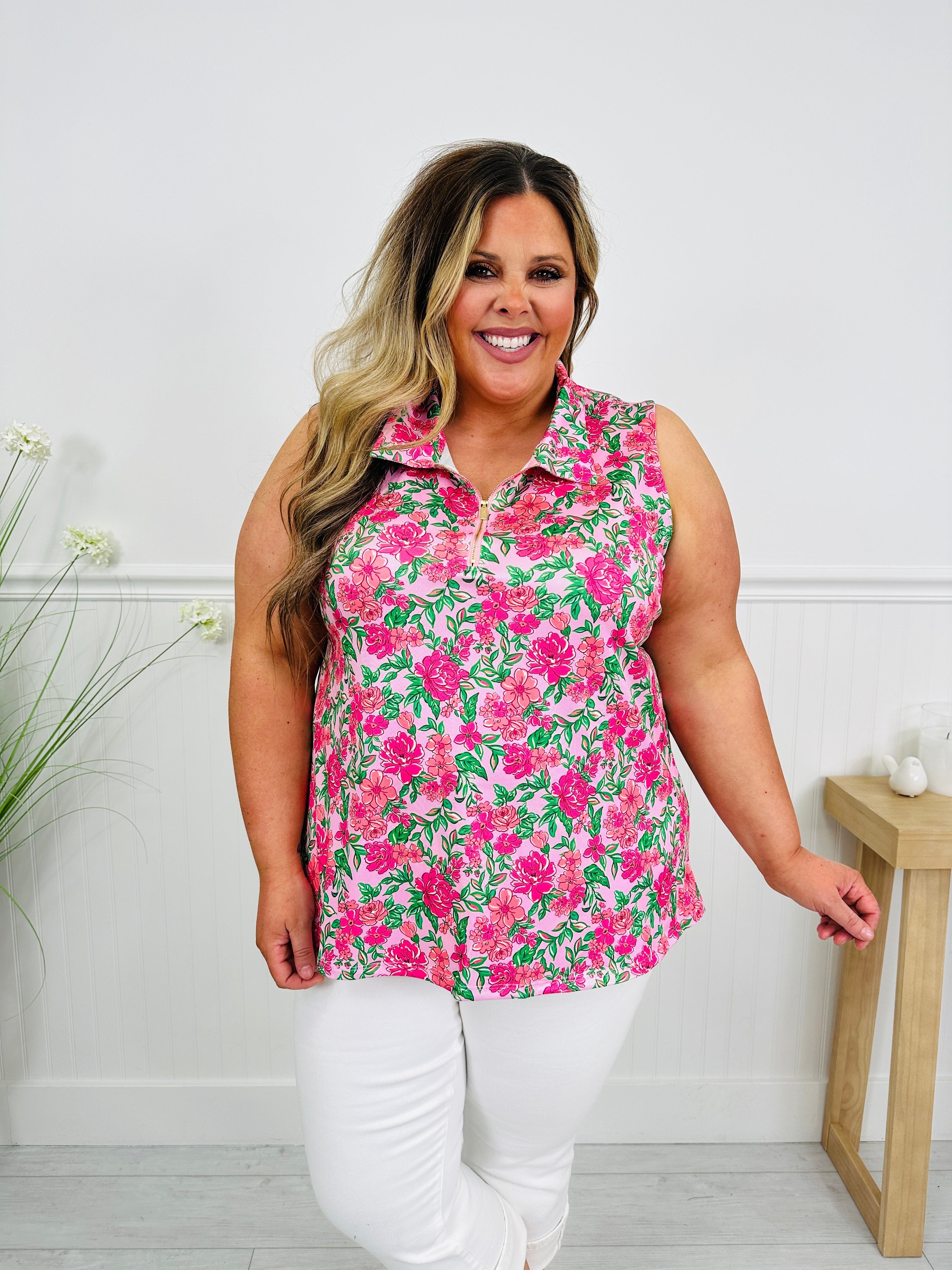 Heatwave Haven Tank Top in Charleston Print
