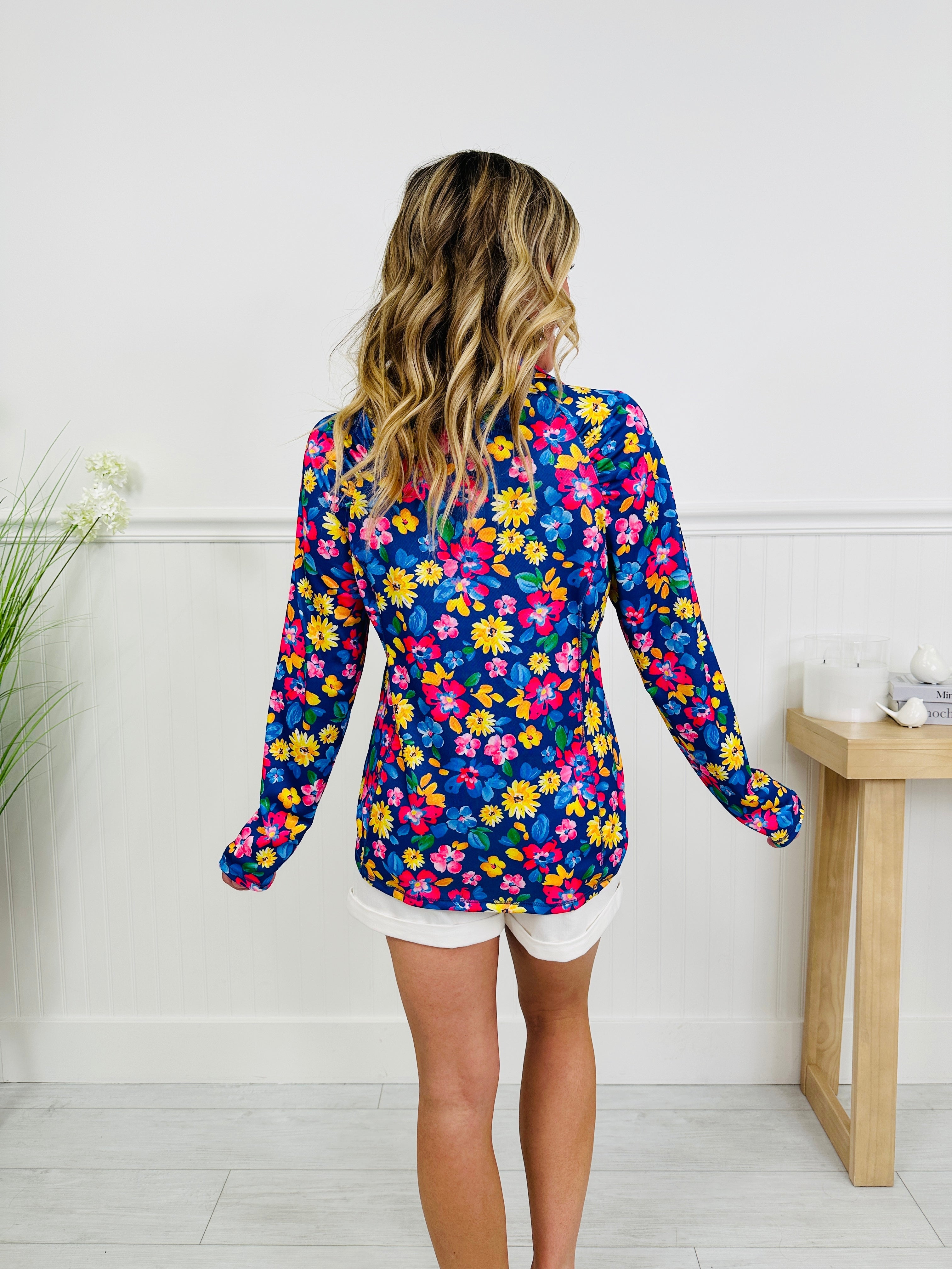 Where Spring Begins Top in Charleston Print