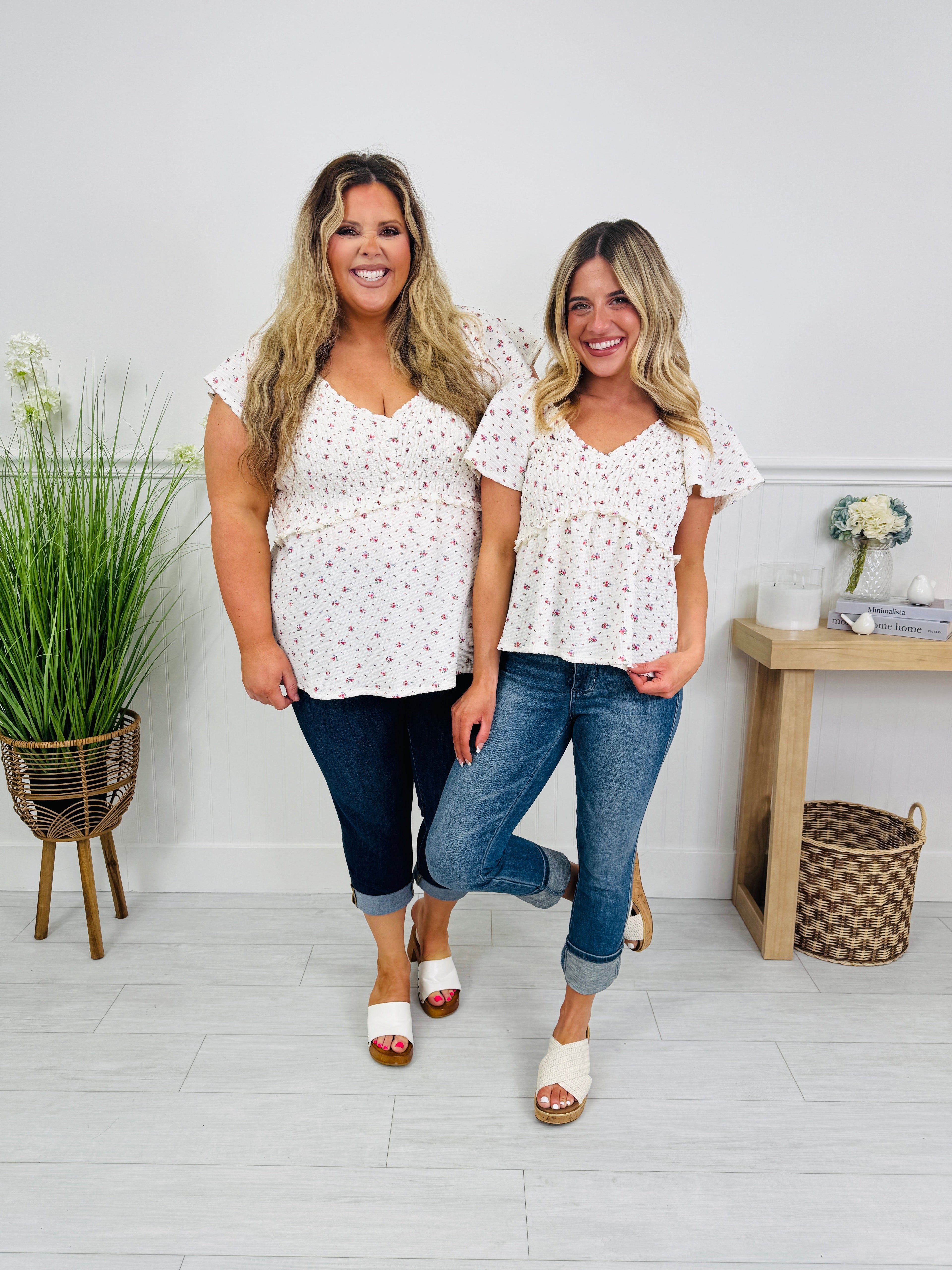 Secret Garden Top in Multi Color Floral