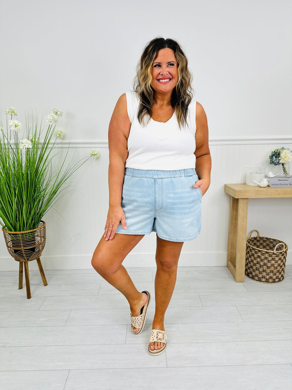 Judy Blue Pull It Together Boxer Shorts