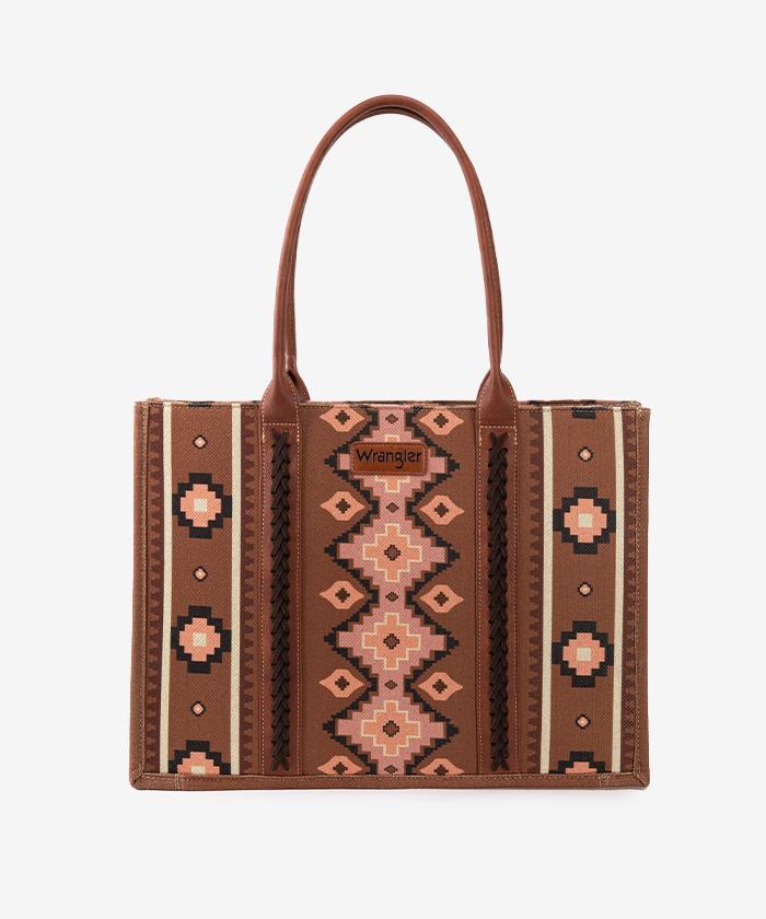 Wrangler Southwestern Crossbody Tote Bag