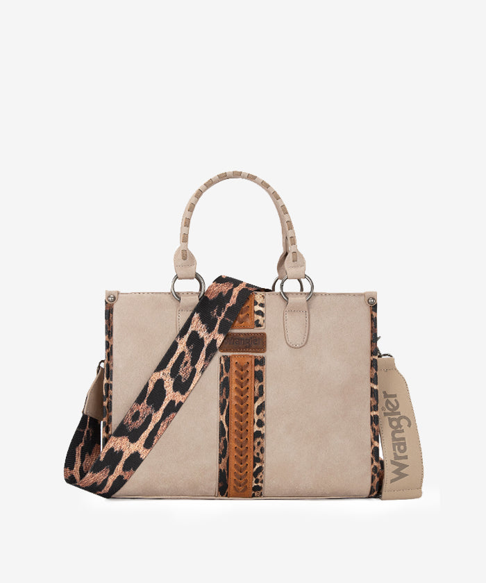 Wrangler Print Whipstitch Concealed Carry Tote Bag