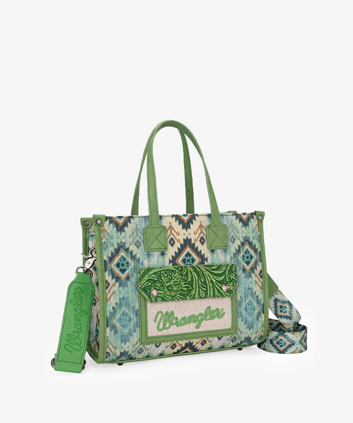 Wrangler Aztec Concealed Carry Canvas Tote Bag Collection