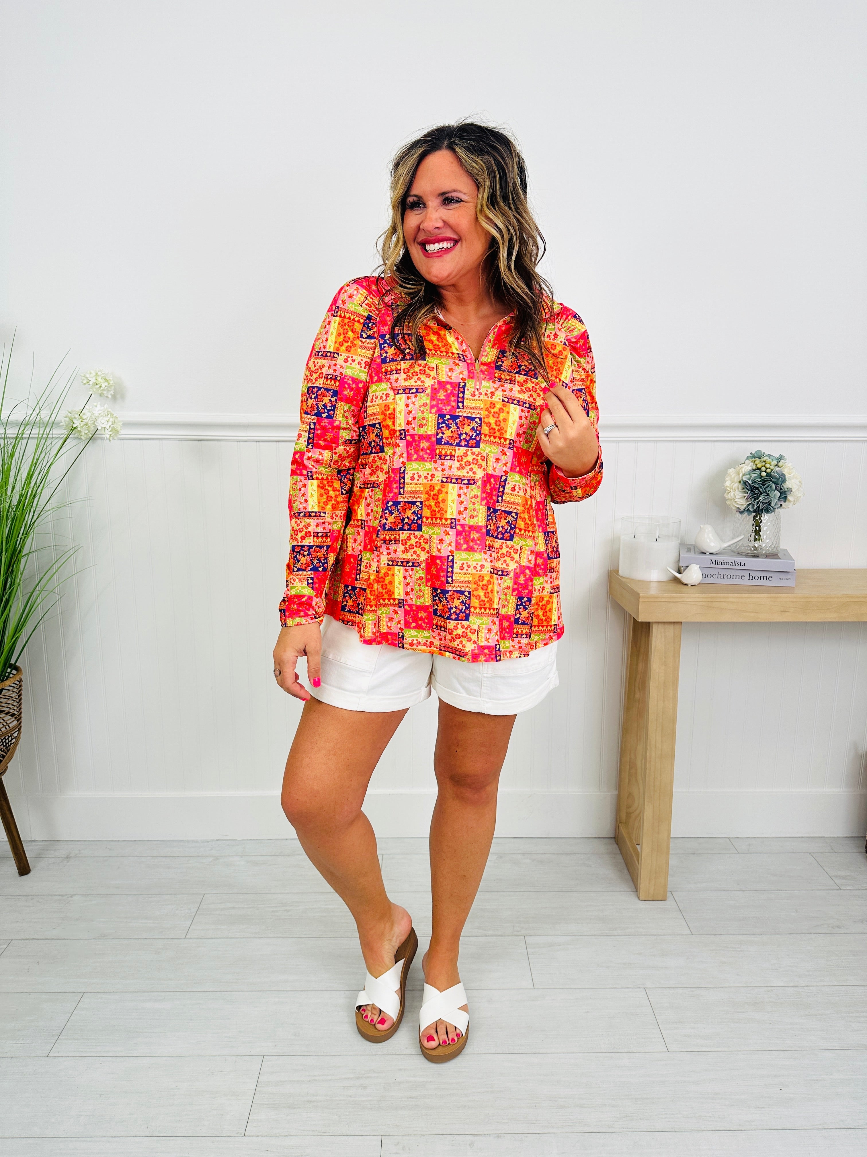 Where Spring Begins Top in Wilmington Print