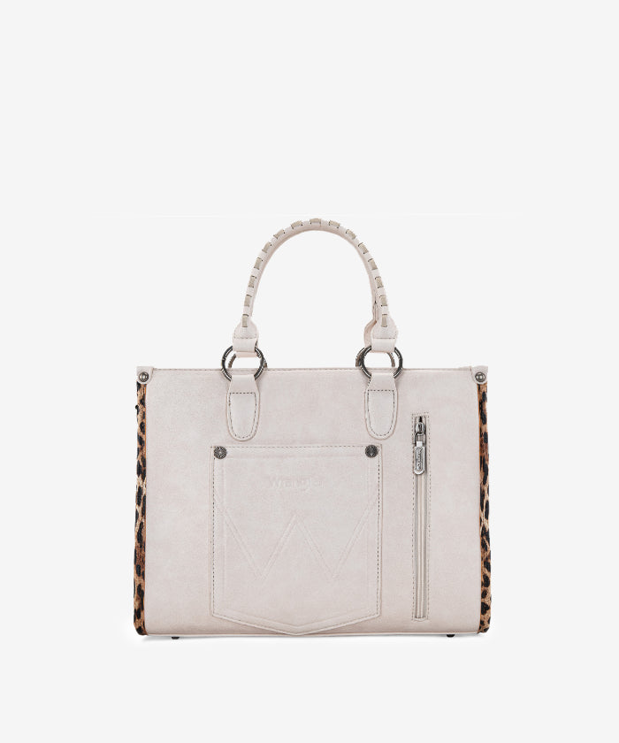 Wrangler Print Whipstitch Concealed Carry Tote Bag