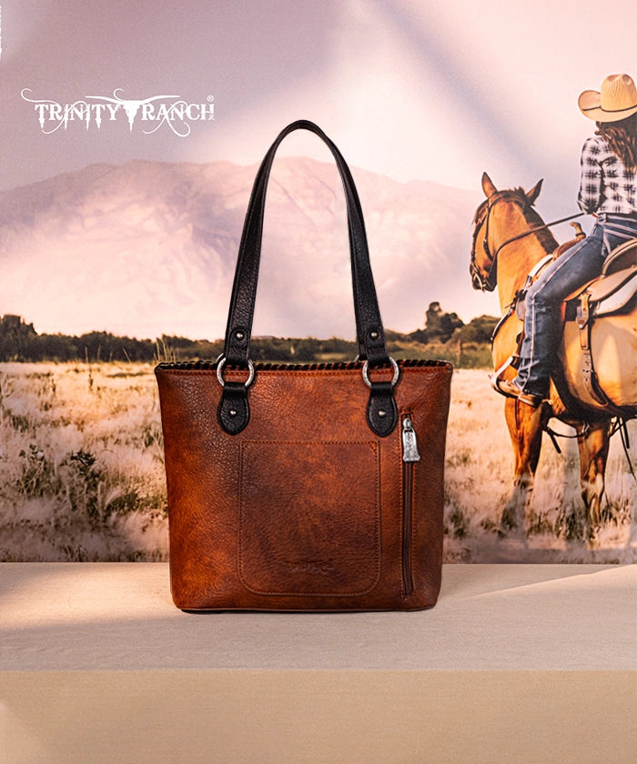 Trinity Ranch Floral Tooled Concealed Carry Tote Bag Collection