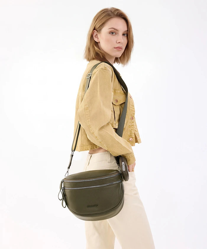 Montana West Dual Zipper Bum Bag