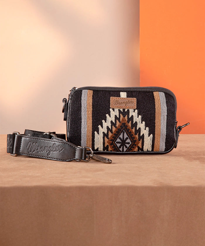 Wrangler Aztec Knitted Bucket Bag Collection