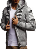 Men's Fashionable Knitted Button Jacket