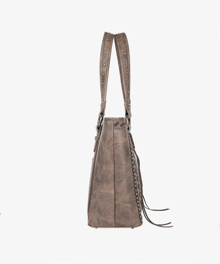 Montana West Cross Stitch Concealed Carry Tote Bag Set