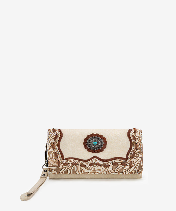 Trinity Ranch Floral Tooled Concealed Carry Tote Bag Collection