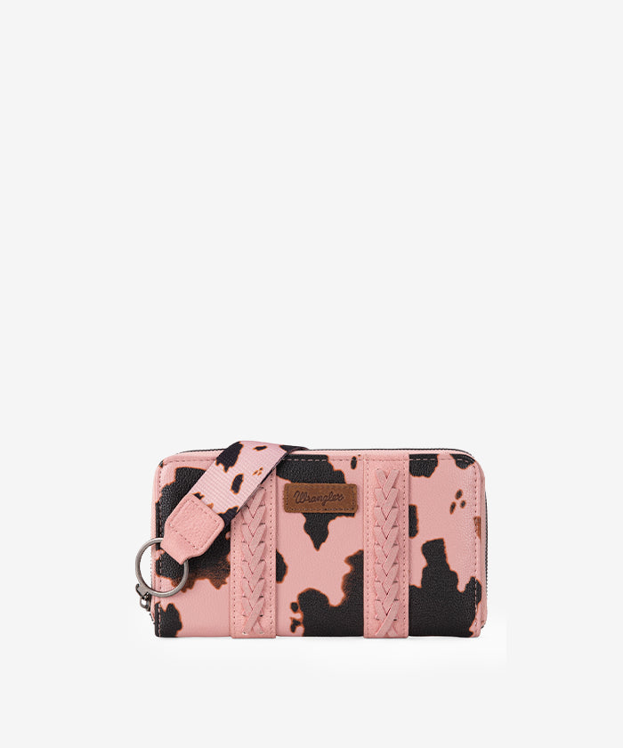 Wrangler Cow Print Concealed Crossbody Bag