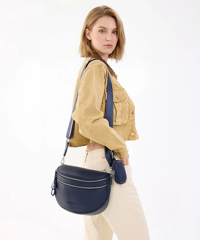 Montana West Dual Zipper Bum Bag