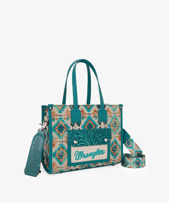 Wrangler Aztec Concealed Carry Canvas Tote Bag Collection