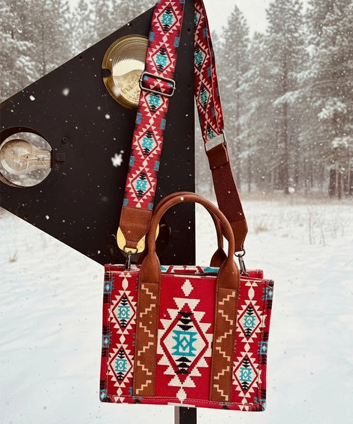 Wrangler Southwestern Crossbody Tote Bag