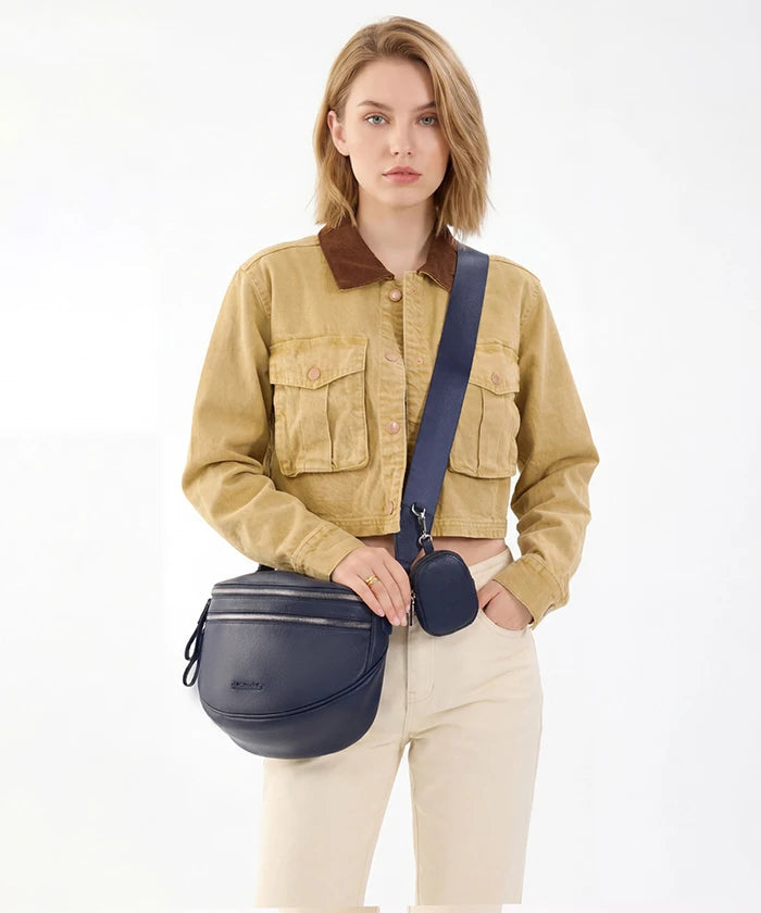 Montana West Dual Zipper Bum Bag