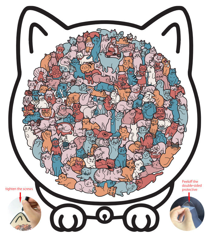 🔥 FINAL CLEARANCE: CAT HAVEN WOODEN PUZZLE — JUST $19.99 🔥