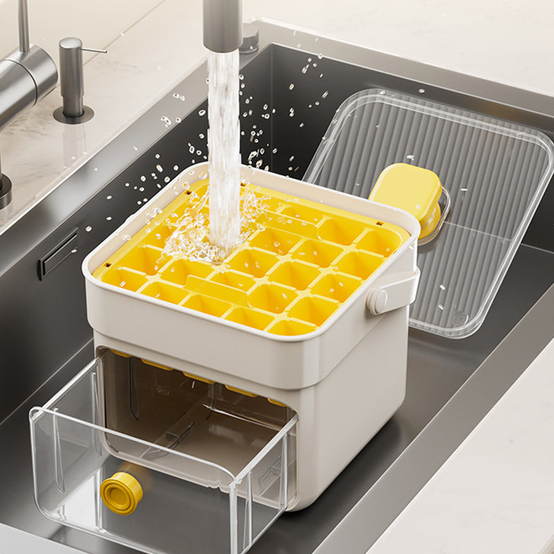 🔥OFFERTA SPECIALE 50% DI SCONTO🔥⏱️ Cubetti di ghiaccio pronti in pochi secondi: basta premere e rilasciare! 🧊✨