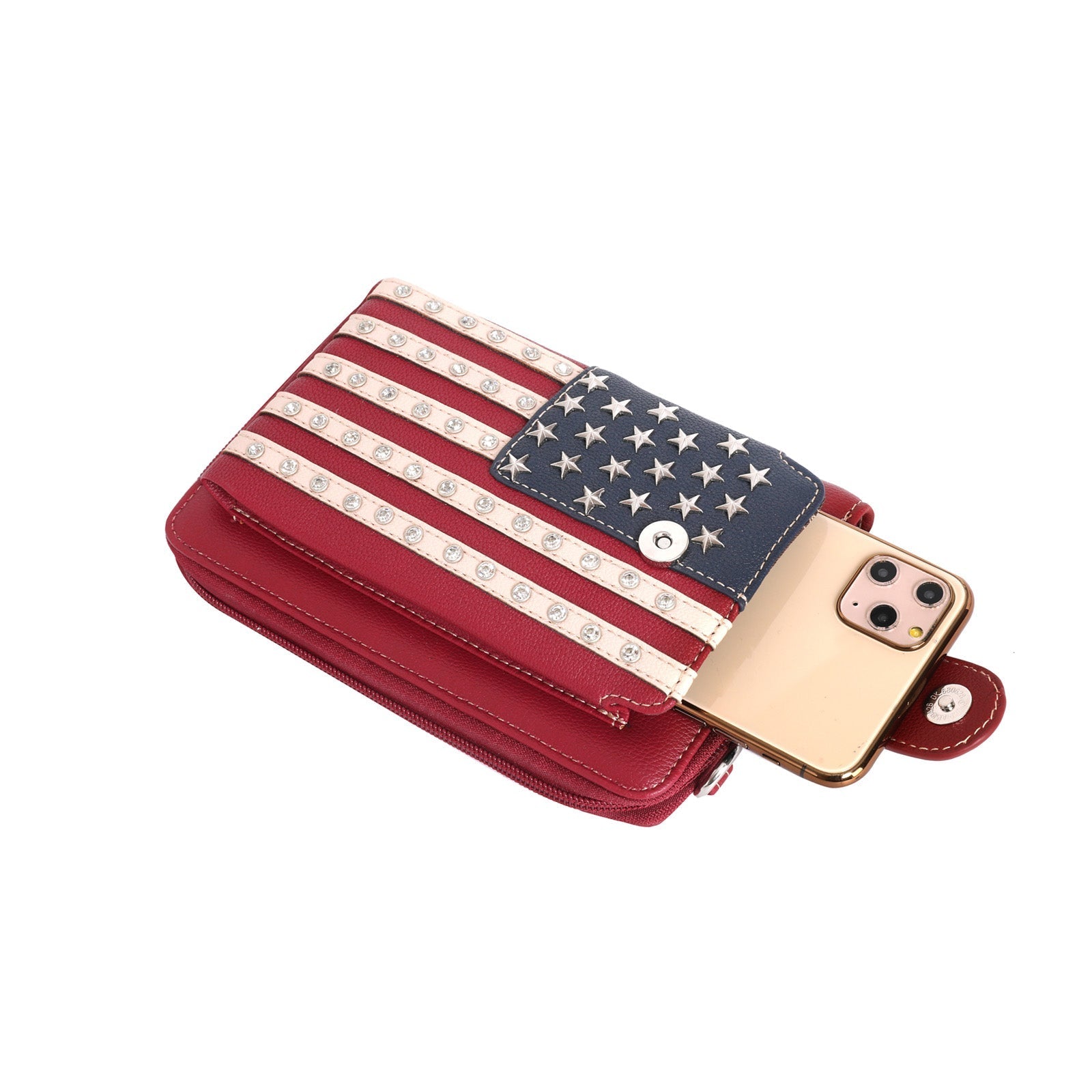 Montana West American Pride Phone Crossbody Bag