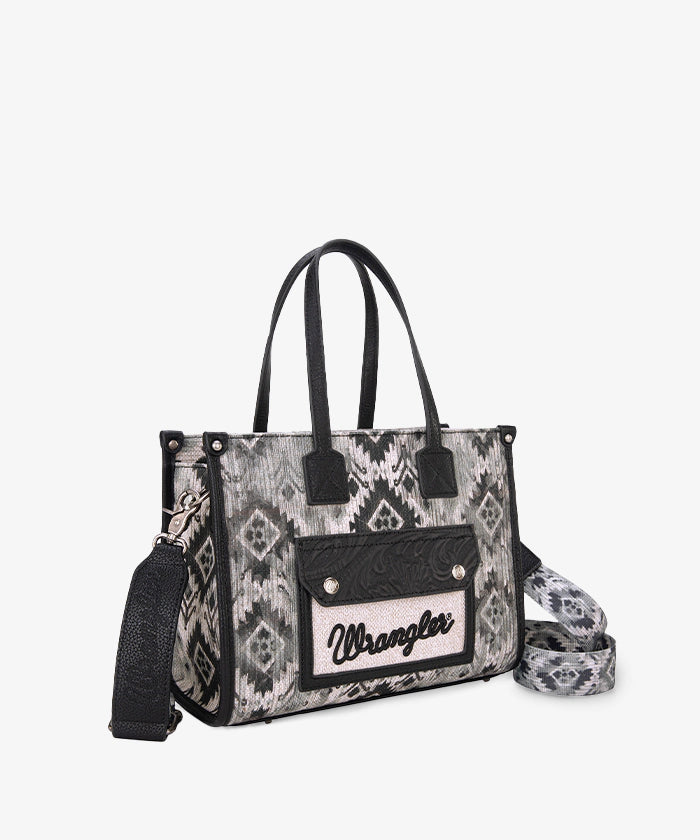 Wrangler Aztec Concealed Carry Canvas Tote Bag Collection