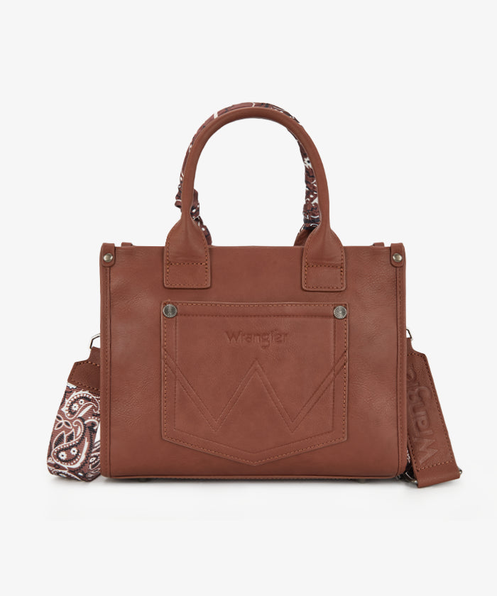 Wrangler Western Desert Paisley Tote Bag