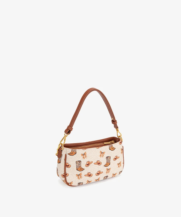 Wrangler Rodeo Icons Western Baguette Shoulder Bag