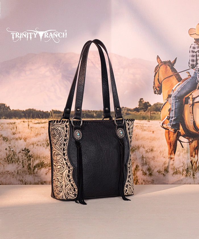 Trinity Ranch Floral Tooled Concealed Carry Tote Bag Collection