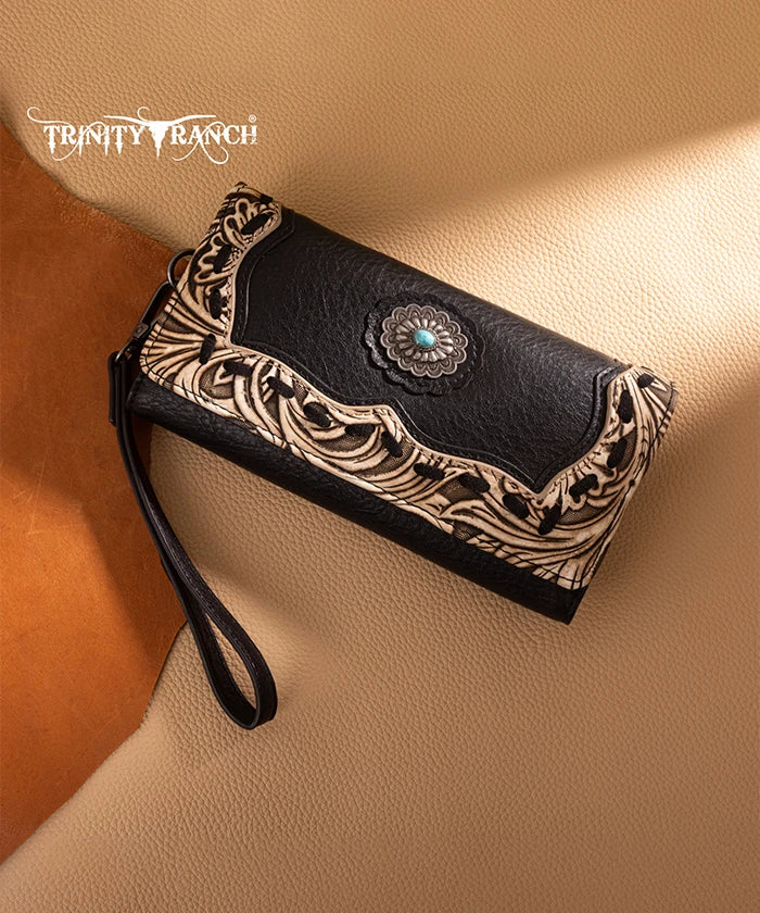 Trinity Ranch Floral Tooled Concealed Carry Tote Bag Collection
