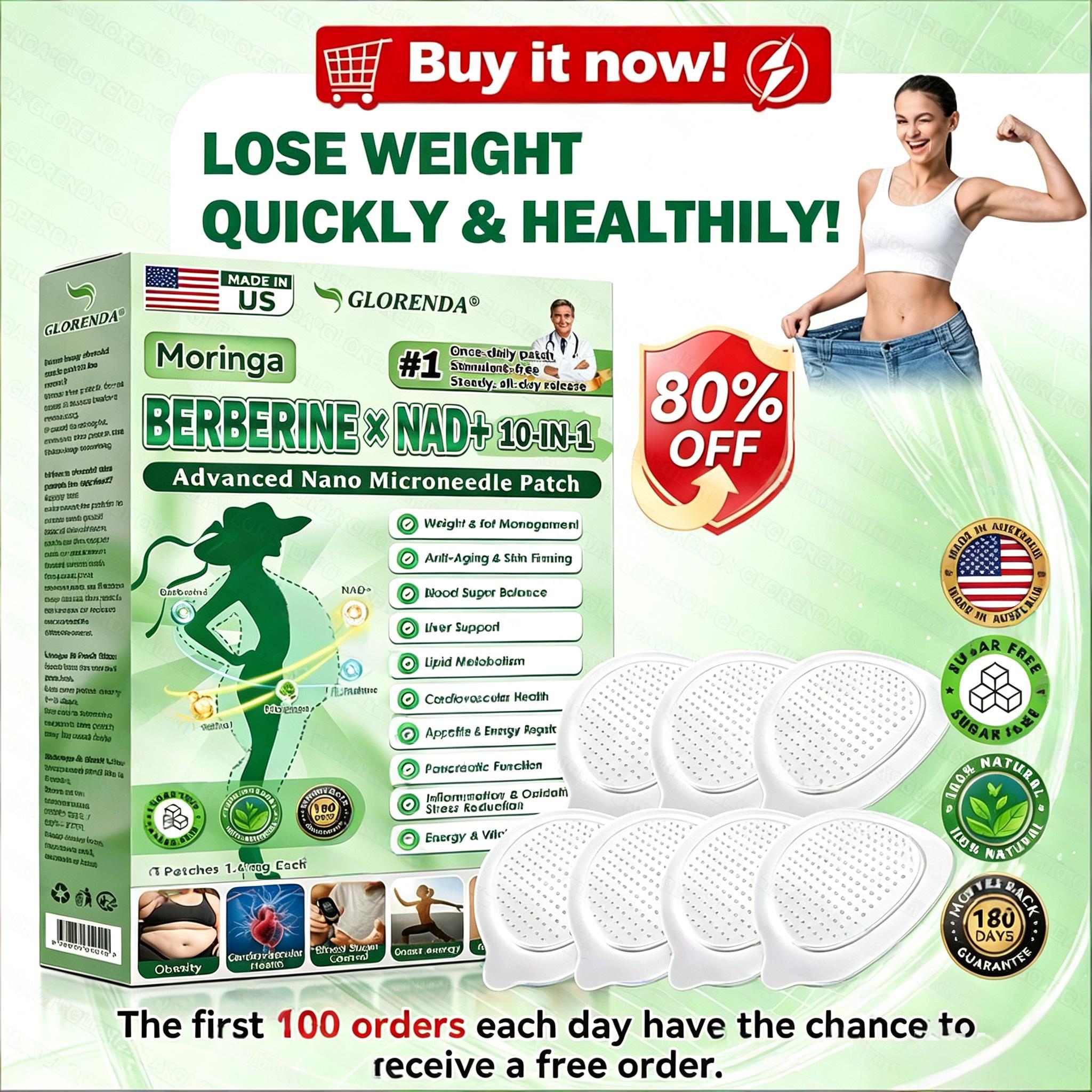 Official GLORENDA® | 🧑‍⚕️✨ 10-in-1 Advanced Nano Microneedle Patch 🌿💉 | Plant-Based Wellness Technology 🚀