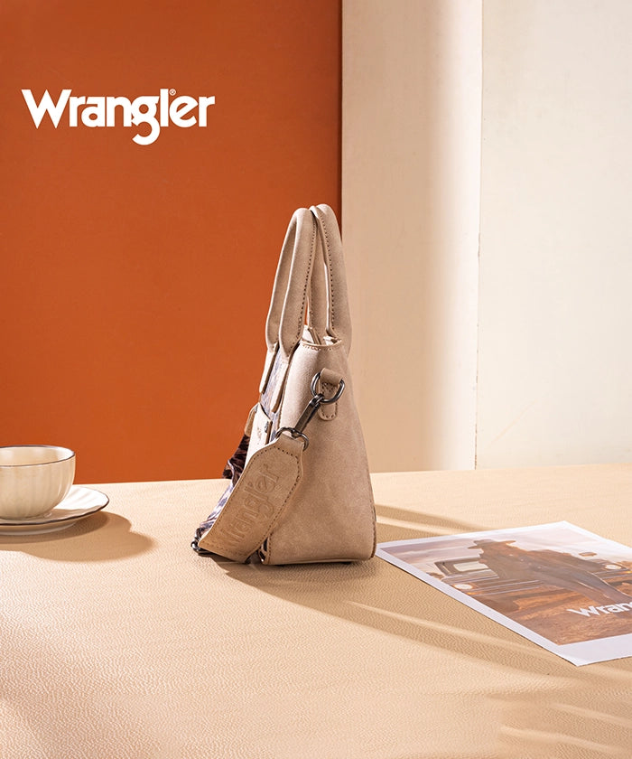 Wrangler Western Rustic Charm Leopard Print Tote Bag