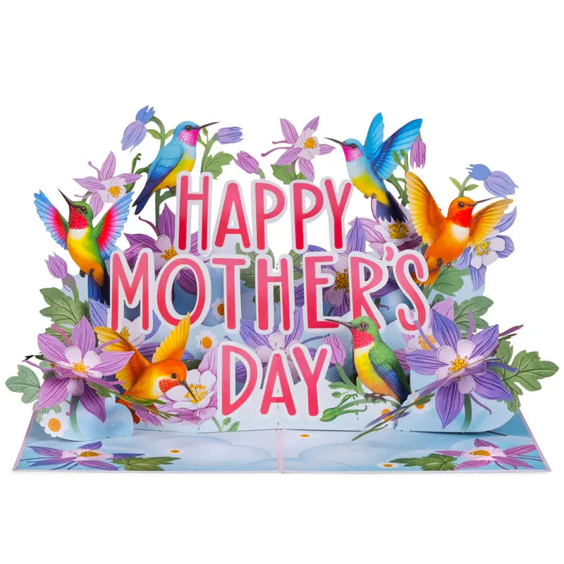 Handcrafted 3D Pop-Up Mother's Day Card - Exquisite Floral Butterfly Art