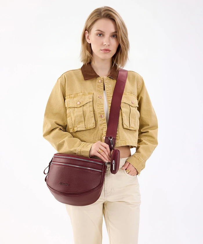 Montana West Dual Zipper Bum Bag