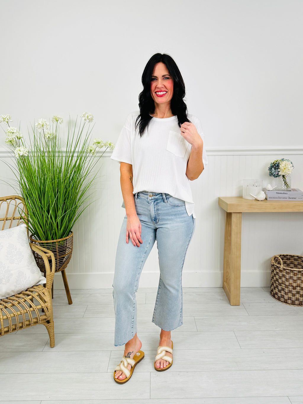 Judy Blue Spring Shift Kick Flares