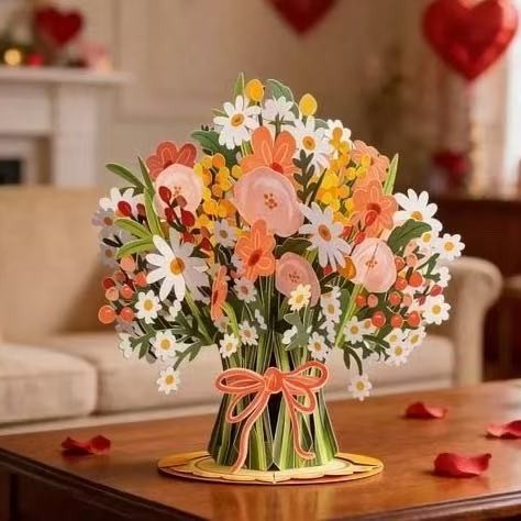 💐 Mother’s Day Sale 50% OFF – DIY Pop-Up Flower Card That Blooms with Love 🌸